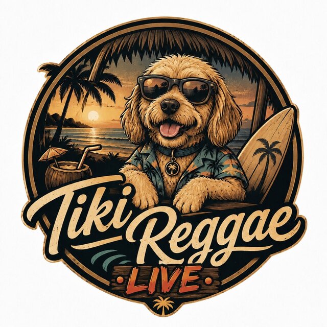 Cover art for album Tiki Reggae Live by Jah Rockaz
