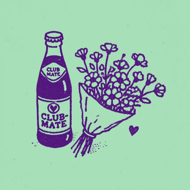 Mate und Blumen