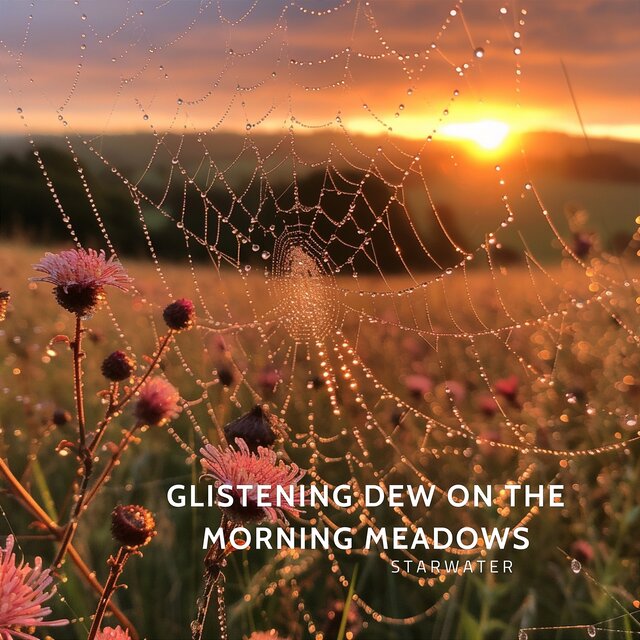 Glistening Dew on the Morning Meadows