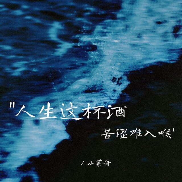 人生这杯酒 苦涩难入喉