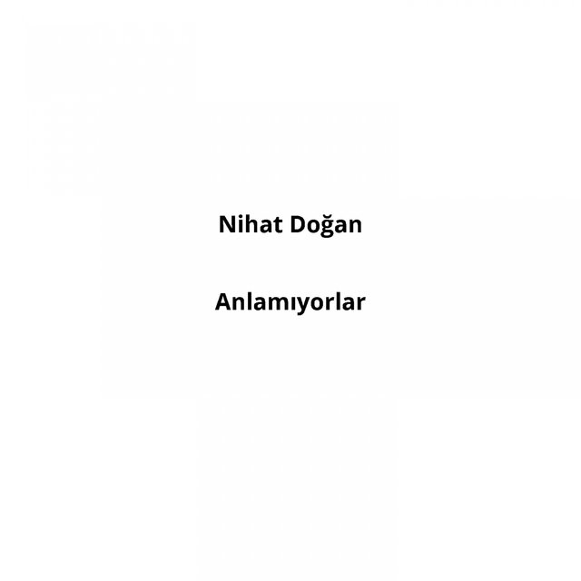 Anlamıyorlar