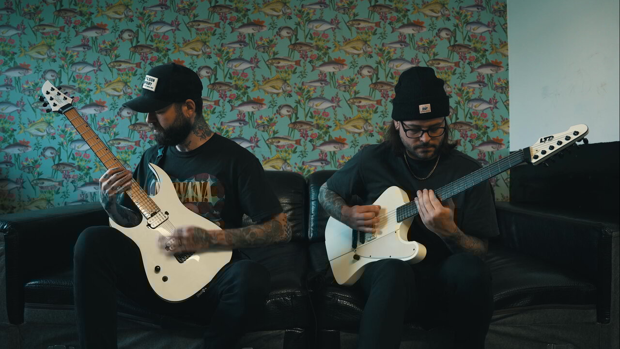 Abandon Us (Backstage guitar play through)