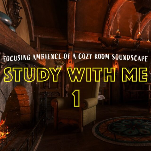 Study with Me: Focusing Ambience of a Cozy Room Soundscape