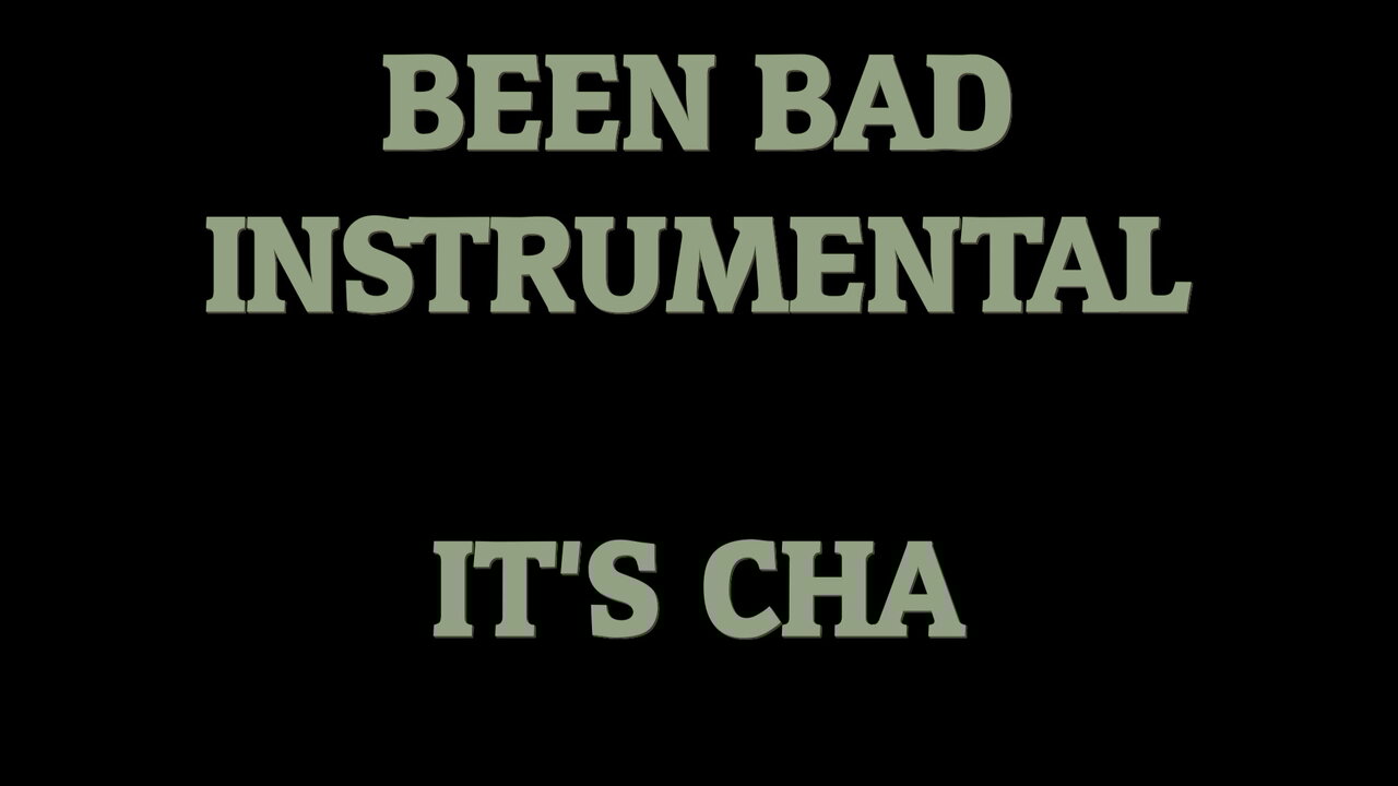 BEEN BAD INSTRUMENTAL (Official Audio)
