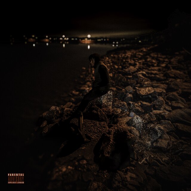 NO SWIMMING; in tha dark