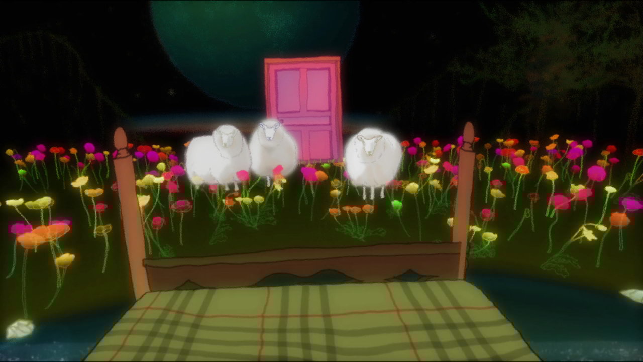 three sheep