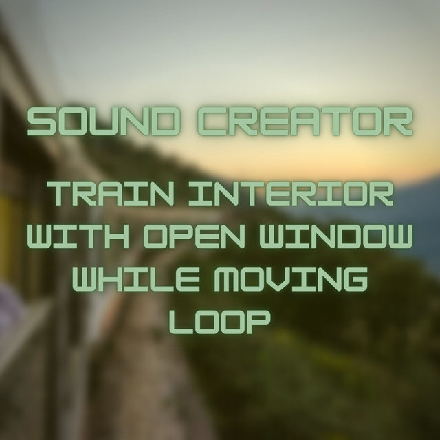 Train Interior with Open Window while Moving Loop