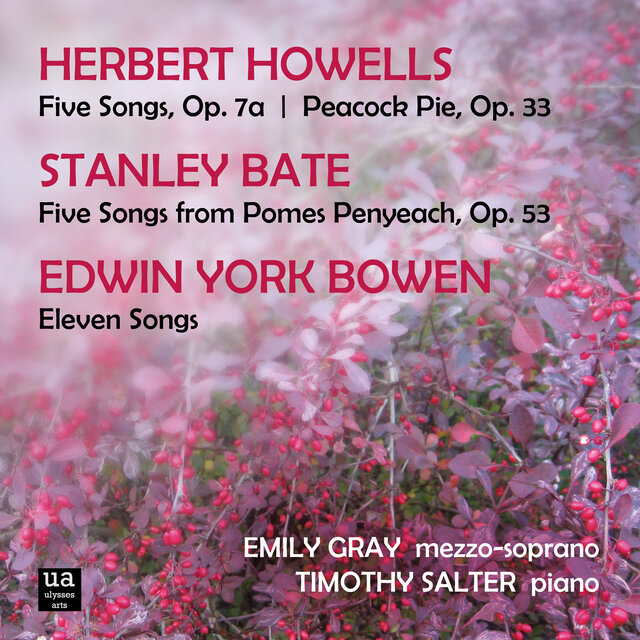 Cover art for album Howells, Bate and Bowen Songs by Emily Gray, Timothy Salter
