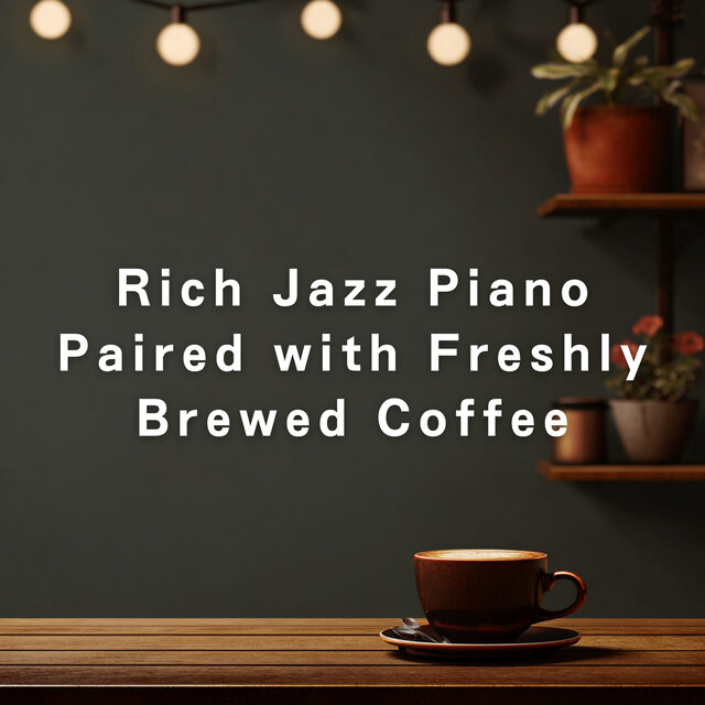 Rich Jazz Piano Paired with Freshly Brewed Coffee