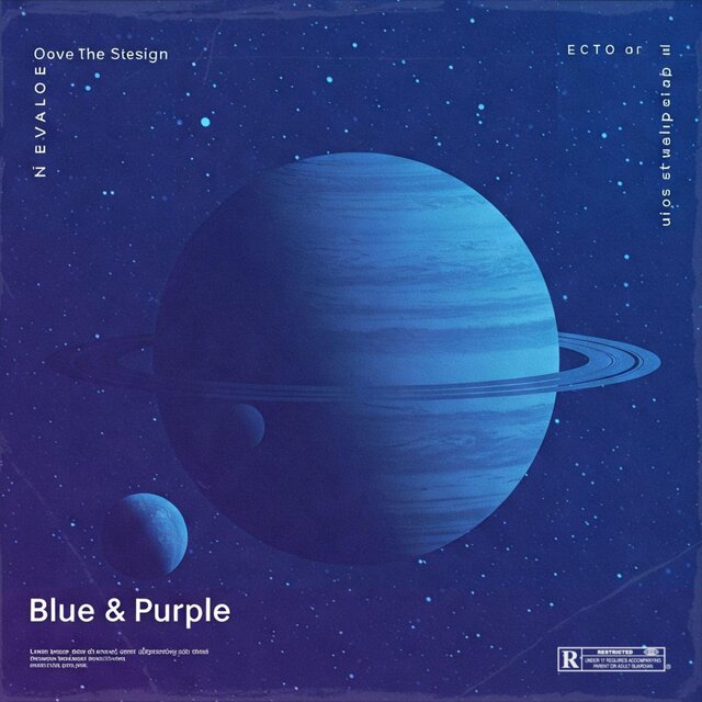 Blue and Purple