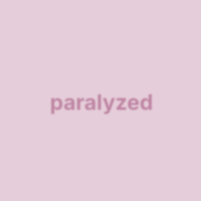 paralyzed