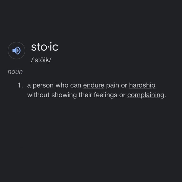 Stoic