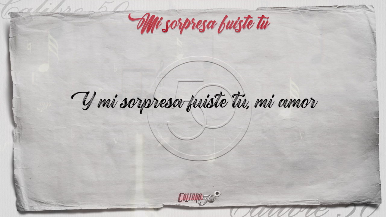 Mi Sorpresa Fuiste Tú