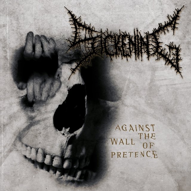 Cover art for album Against the Wall of Pretence by Sickening