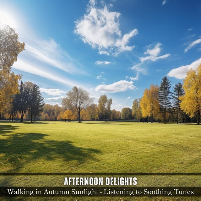 Walking in Autumn Sunlight-Listening to Soothing Tunes