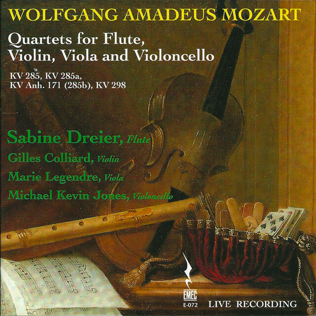 Mozart: Quartets for Flute, Violin and Viola (Live)