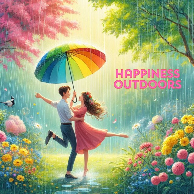 happiness outdoors