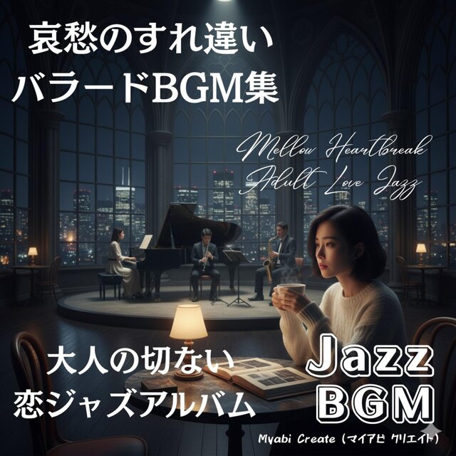 大人の切ない恋ジャズアルバム - 哀愁のすれ違いバラードBGM集 作業用 勉強用 店舗用 リラックス Jazz