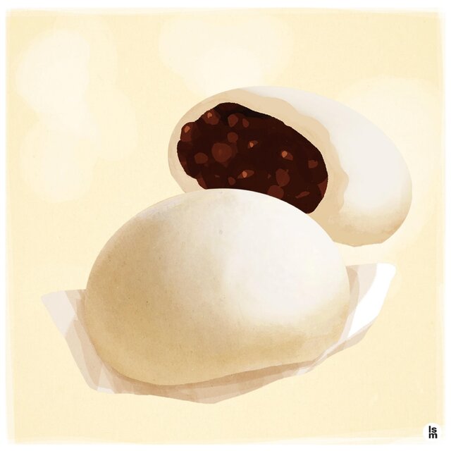 Warm in the cold winter [warm steamed bread]