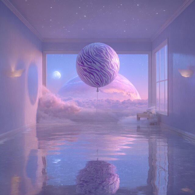 Zebra Balloon on Neptune