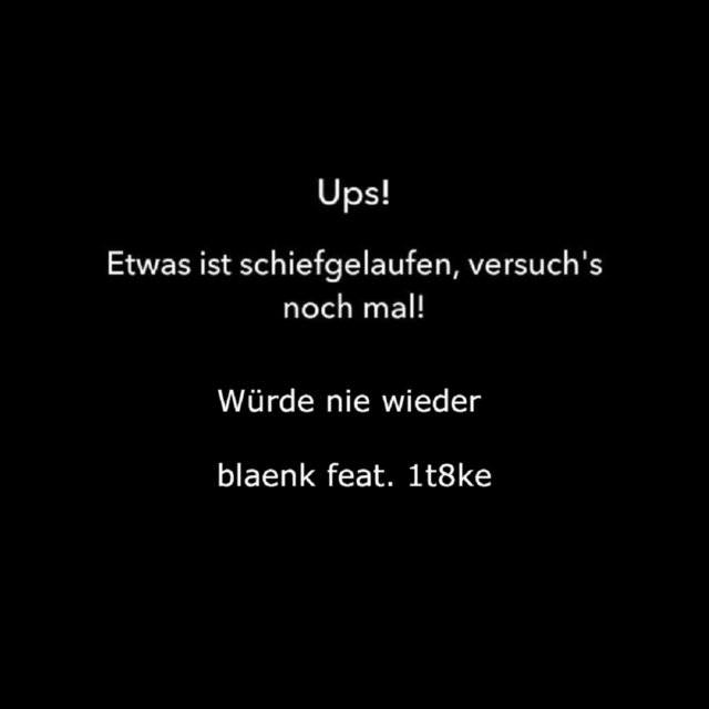 Würde nie wieder (feat. 1t8ke)