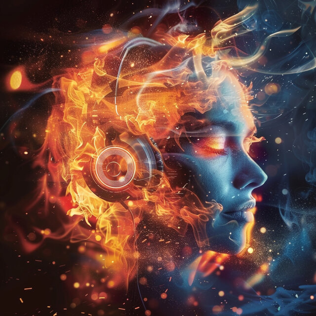 Binaural Fire Soundscapes: Flame Echoes