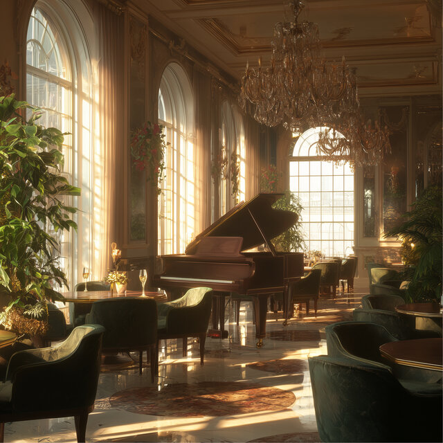 Jazz Piano in the Luxury Cafe