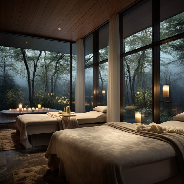 Spa Con Lluvia: Sonidos Ambientales Calmantes De La Naturaleza