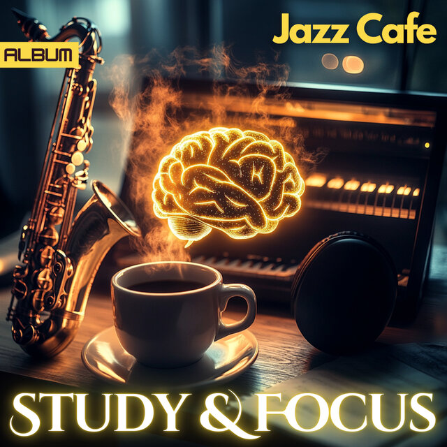 Study Music for Deep Focus and Concentration: Contemporary Jazz Cafe Relaxing and Calming Ambient Saxophone and Piano Music