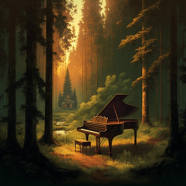 Classical Piano in the Forest (Forest.ver)