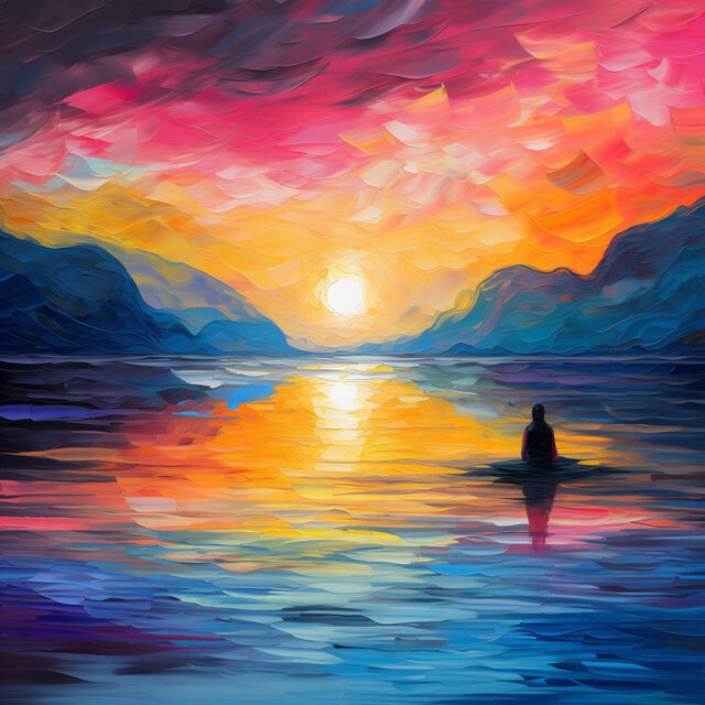Mindful Meditative Stream Fugue: Meditative Flow Ballad