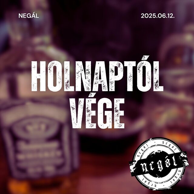 Holnaptól vége