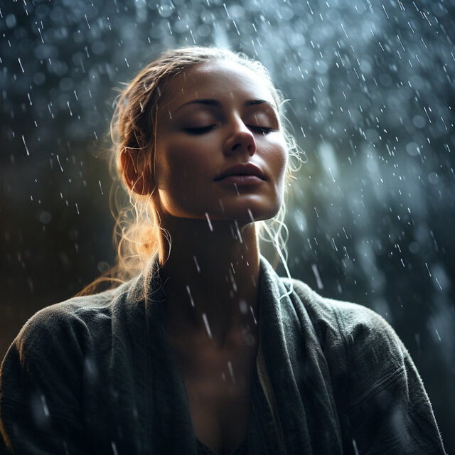 Duchas Calmantes: Lluvia Binaural Para Relajación