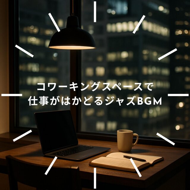コワーキングスペースで仕事がはかどるジャズBGM