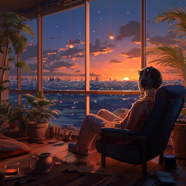 Relaxation Rhythms in Lofi Serene Waves