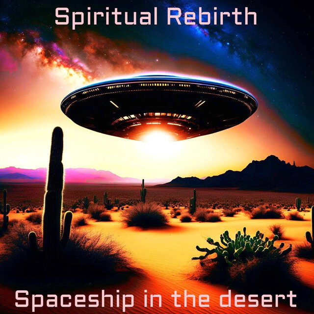 Spaceship in the desert