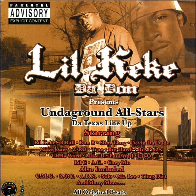 Cover art for album Undaground All-Stars by Lil' Keke