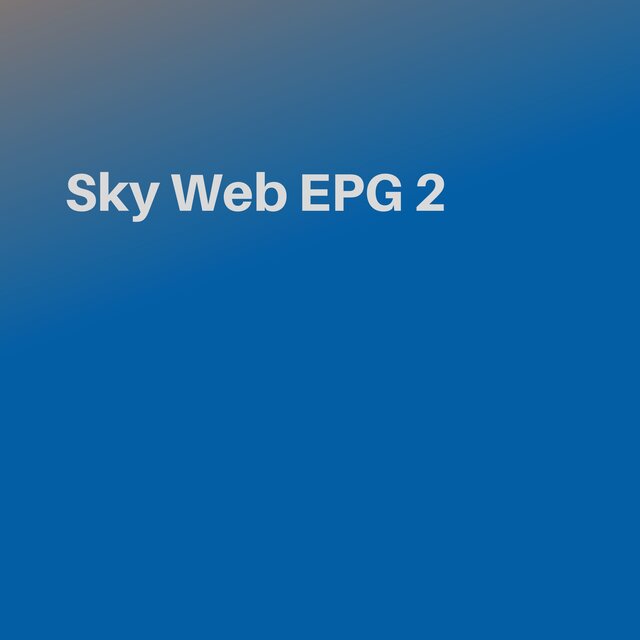 Sky Web EPG 2