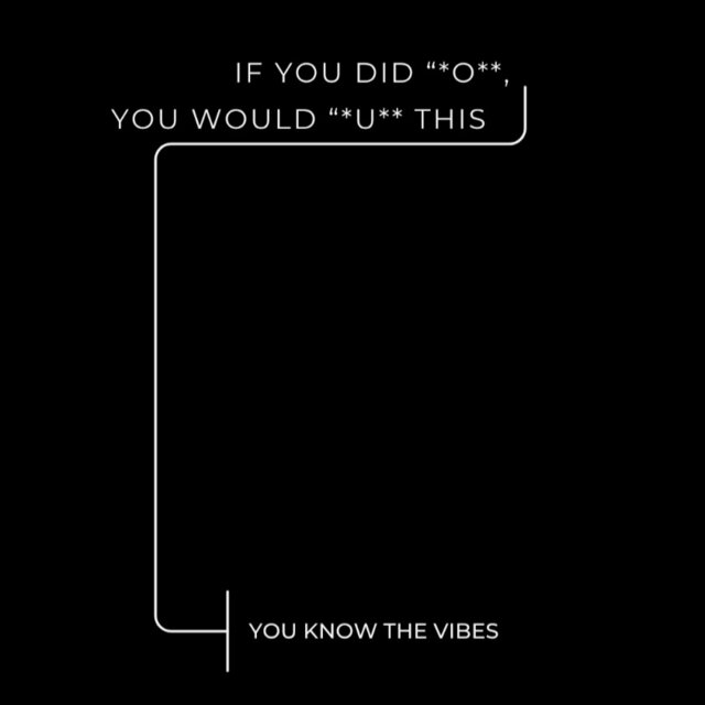 Cover art for album if you did *o**, you would *u** this by User