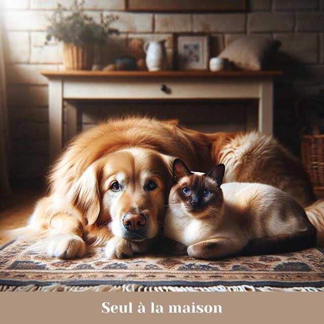 Seul à la maison: Audiothérapie pour votre chien et votre chat