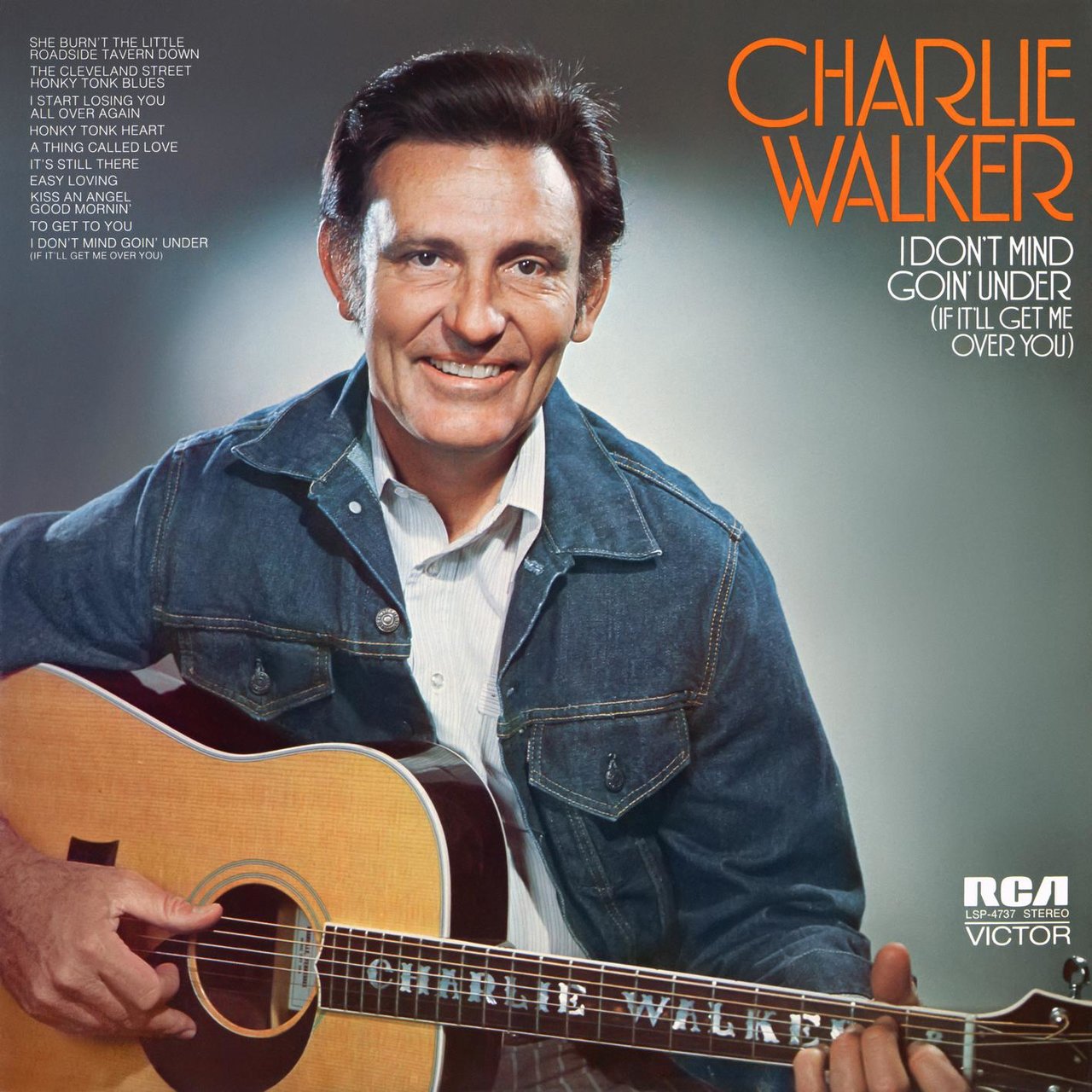 Get Me Over I Don't Mind Goin' Under (If It'll Get Me Over You) by Charlie Walker ...