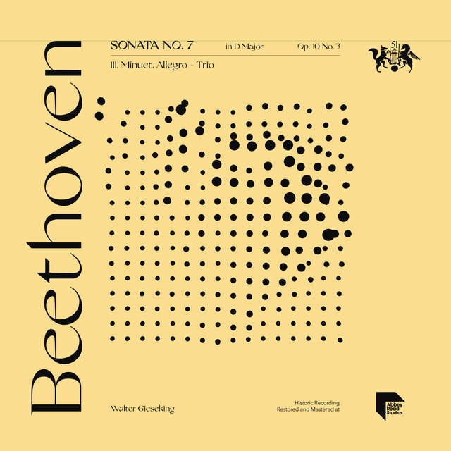 Beethoven: Sonata No. 7 in D Major, Op. 10 No. 3: III. Minuet. Allegro - Trio