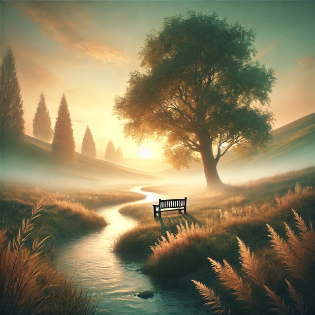 Calm land