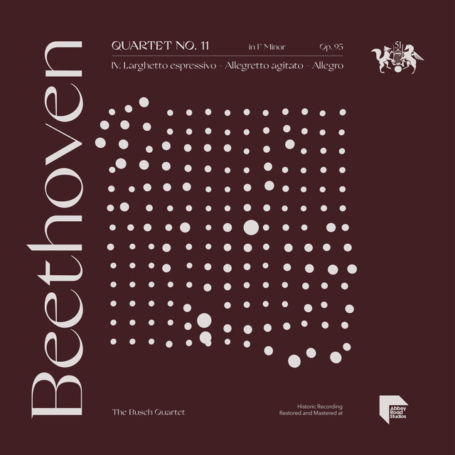 Beethoven: Quartet No. 11 in F Minor, Op. 95: IV. Larghetto espressivo - Allegretto agitato - Allegro