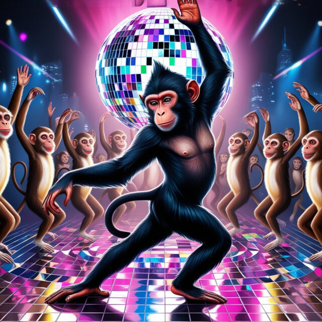 The sexy monkey dance