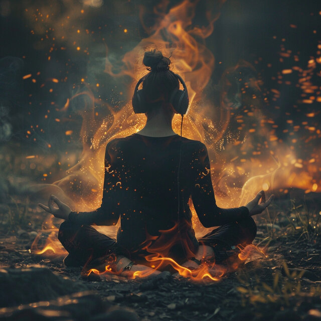 Blazing Mindfulness: Fire Meditation Music