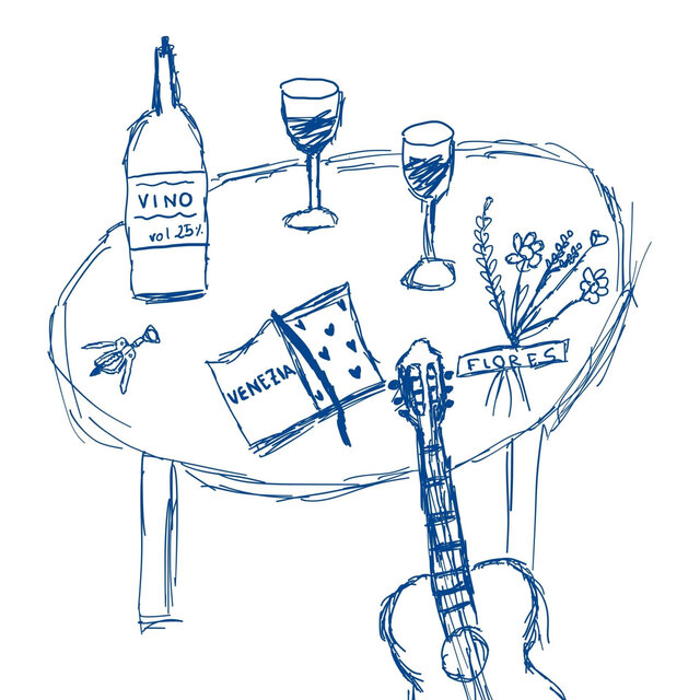 vino y flores