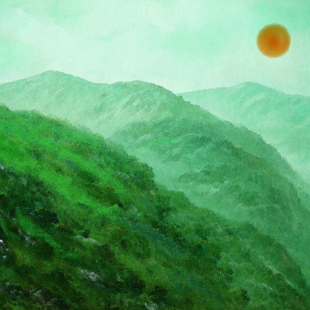 해는 어느덧 서산에 걸리고