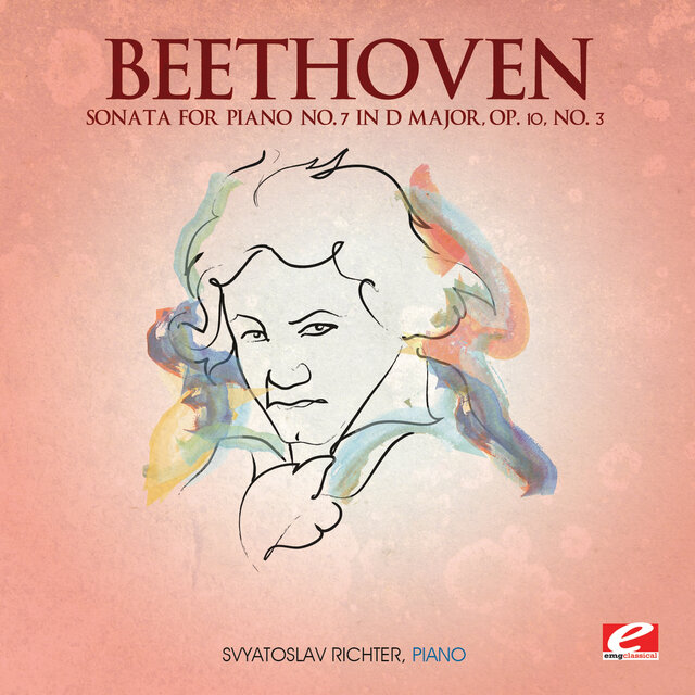 Cover art for album Beethoven: Sonata for Piano No. 7 in D Major, Op. 10, No. 3 (2013 Remastered Version) by Svyatoslav Richter