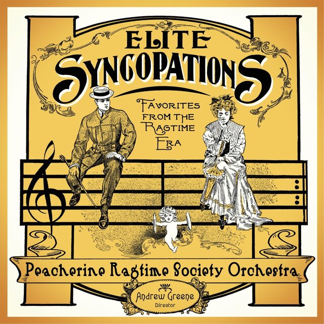 Cover art for album Elite Syncopations: Favorites from the Ragtime Era by Peacherine Ragtime Society Orchestra & Max Keenlyside